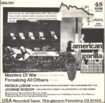 American Gorilla-Forsaking All Others / Masters Of War-7" Single (Vinyl)-02