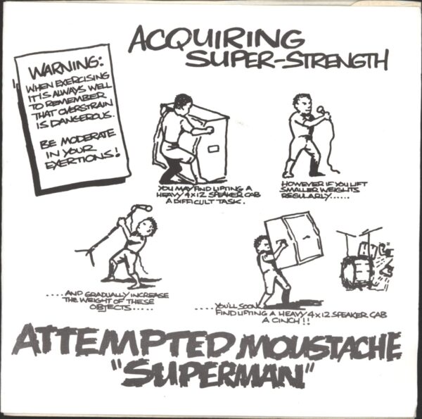 Attempted Moustache-Superman / No Way Out-7" Single (Vinyl)-01