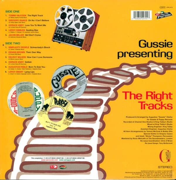 Augustus "Gussie" Clarke-The Right Tracks-LP (Vinyl)-02