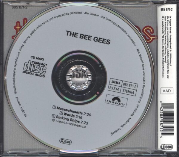Bee Gees-Massachusetts-CD Single-02