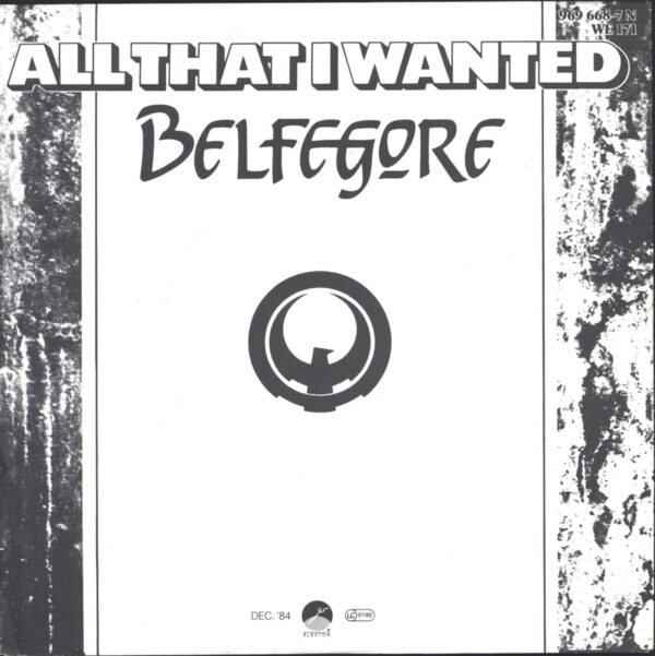 Belfegore-All That I Wanted-7" Single (Vinyl)-01