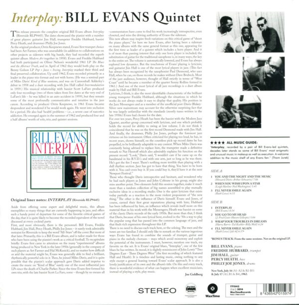 Bill Evans Quintet-Interplay-LP (Vinyl)-02