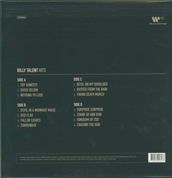 Billy Talent-Billy Talent Hits-LP (Vinyl)-02