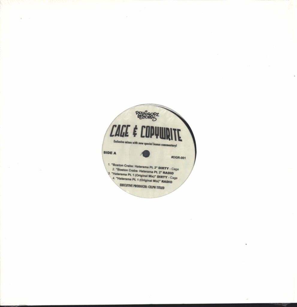 Cage-Boston Crabs: Haterama Pt. 2 / Haterama Pt. 1 / Boston Baked Bitch-12" Maxi Single (Vinyl)-01