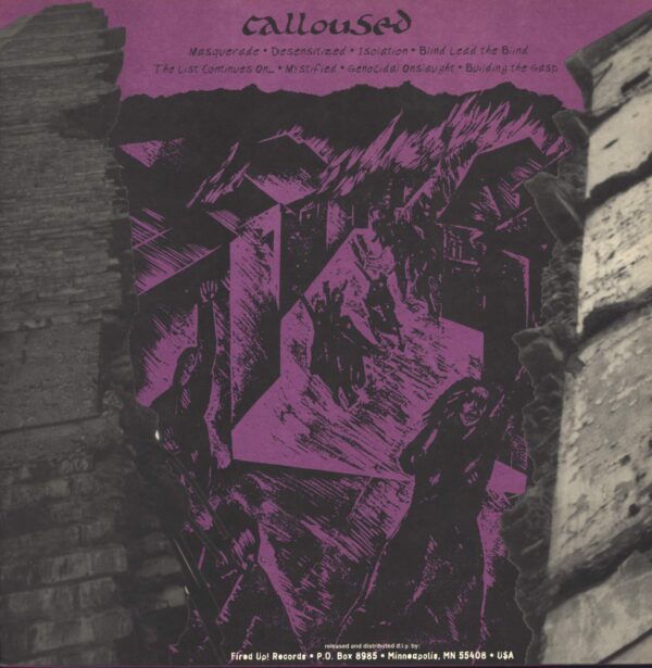 Calloused-The Masquerade-12" Maxi Single (Vinyl)-02