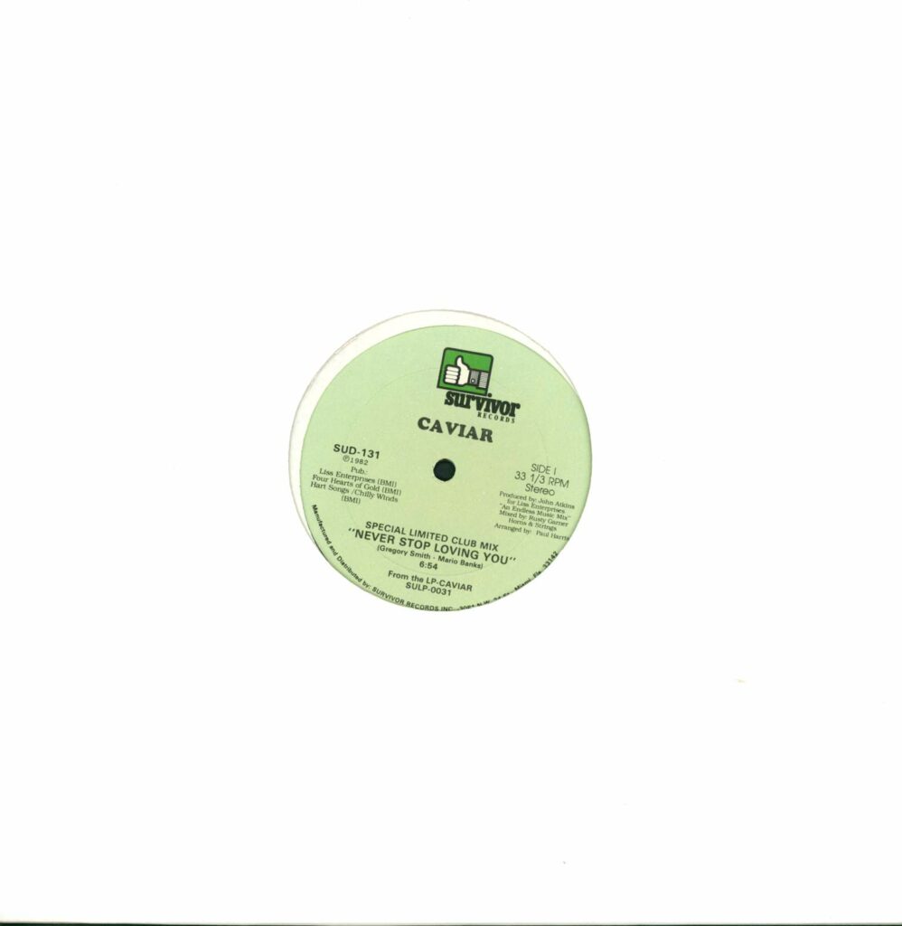Caviar-Never Stop Loving You-12" Maxi Single (Vinyl)-01