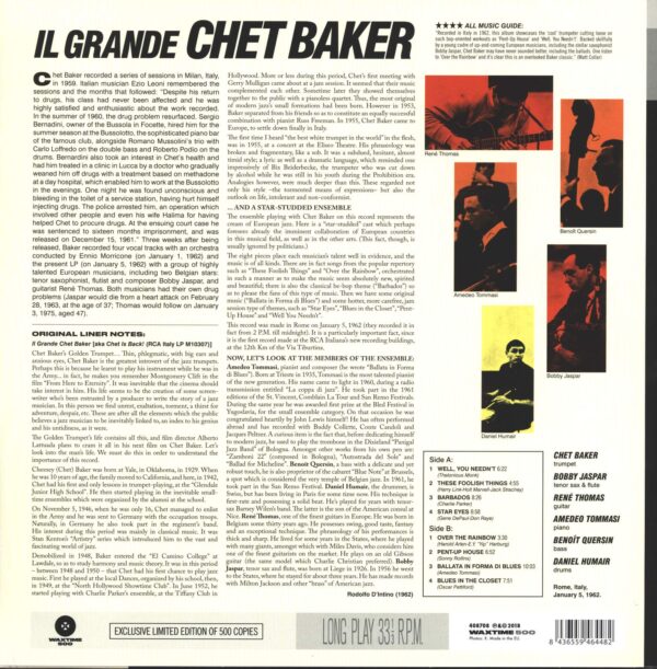 Chet Baker Sextet-Il Grande Chet Baker-LP (Vinyl)-02