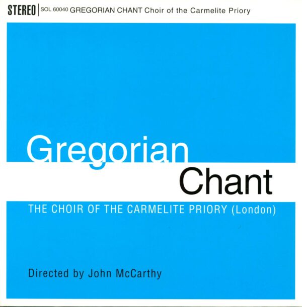 Choir Of The Carmelite Priory London-Gregorian Chant-LP (Vinyl)-01