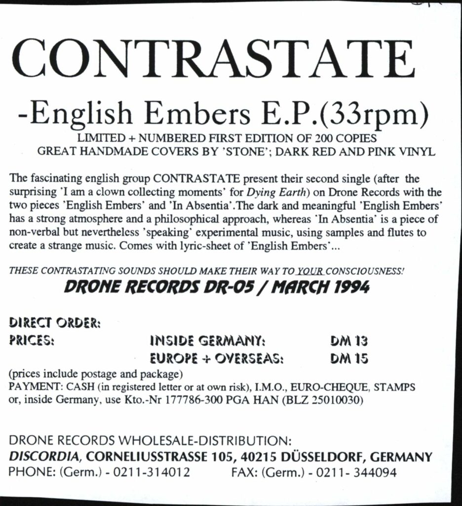 Contrastate-English Embers-7" Single (Vinyl)-01
