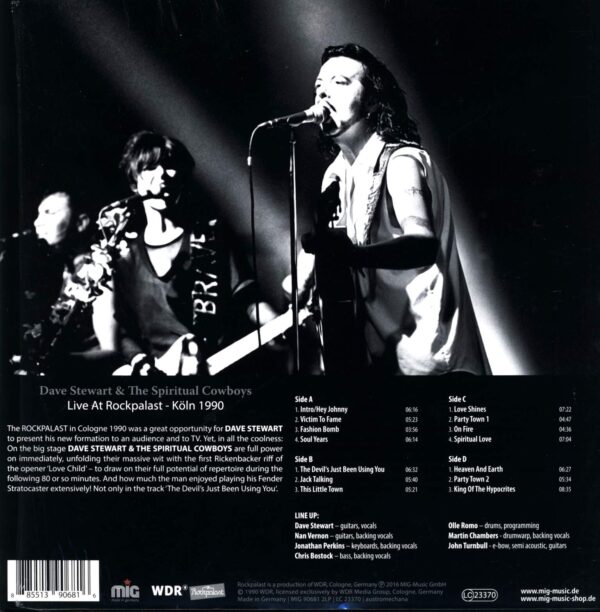 Dave Stewart And The Spiritual Cowboys-Live At Rockpalast-LP (Vinyl)-02