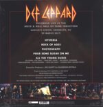 Def Leppard-Rock & Roll Hall Of Fame 29 March 2019-12" Maxi Single (Vinyl)-02