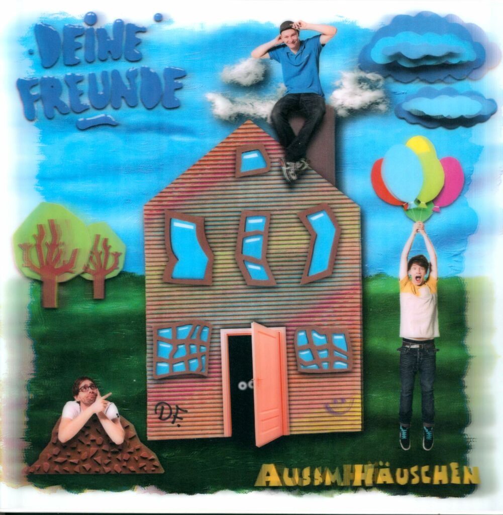Deine Freunde-Ausm Häuschen-LP (Vinyl)-01