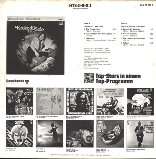 Düde Dürst-Krokodil Solo-LP (Vinyl)-02