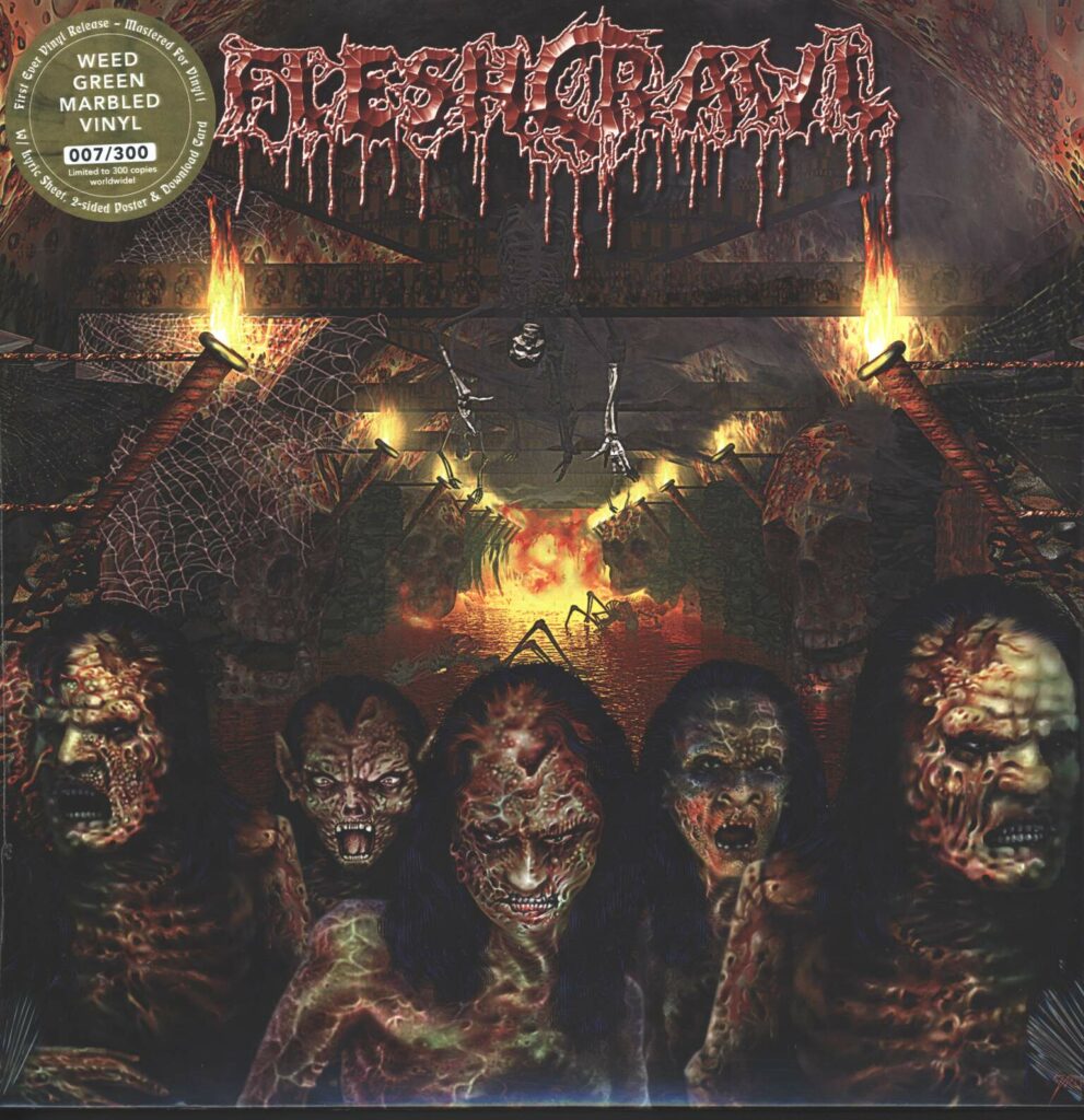 Fleshcrawl-As Blood Rains From The Sky ... We Walk The Path Of Endless Fire-LP (Vinyl)-01