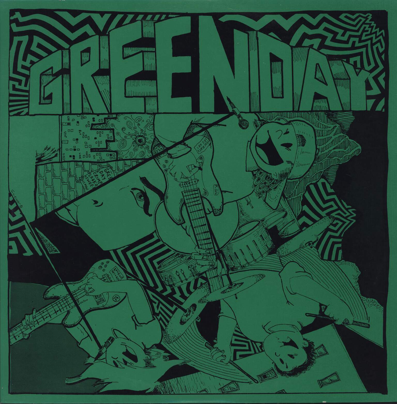 Green Day-Live In Italy 93-LP (Vinyl)-01