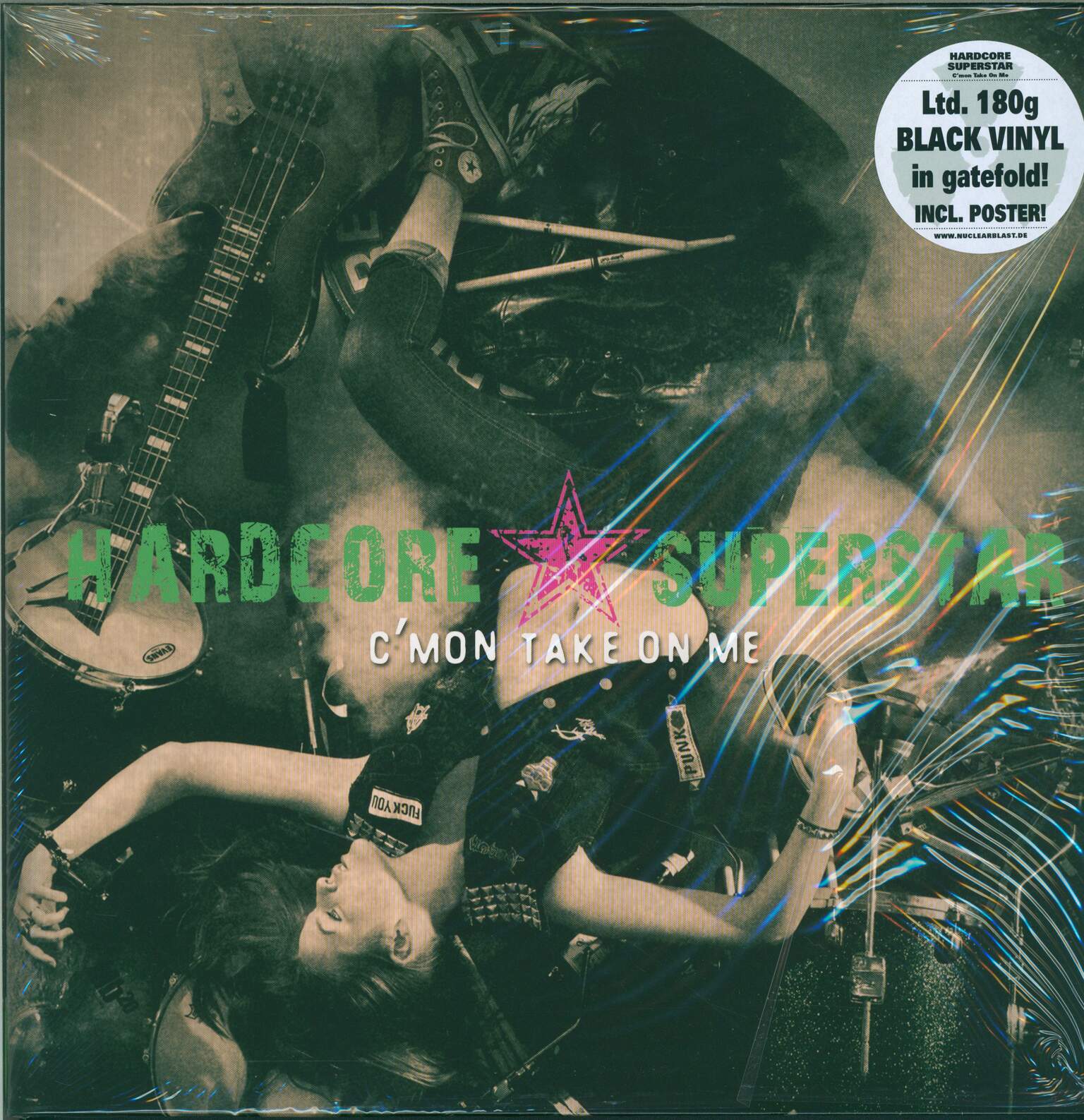 Hardcore-Superstar-Cmon-Take-On-Me-LP-Vinyl Hardcore Superstar-C'mon Take On Me-LP (Vinyl)-01