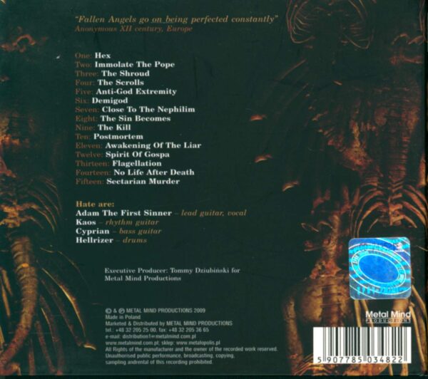 Hate-The Litanies Of Satan-CD-02