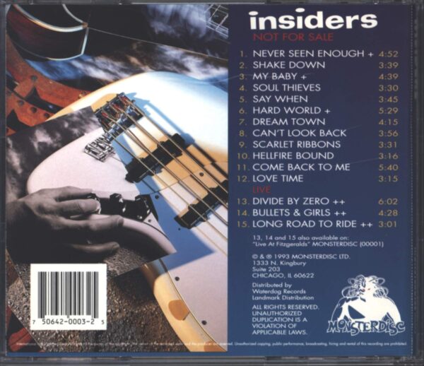 Insiders-Not For Sale-CD-02