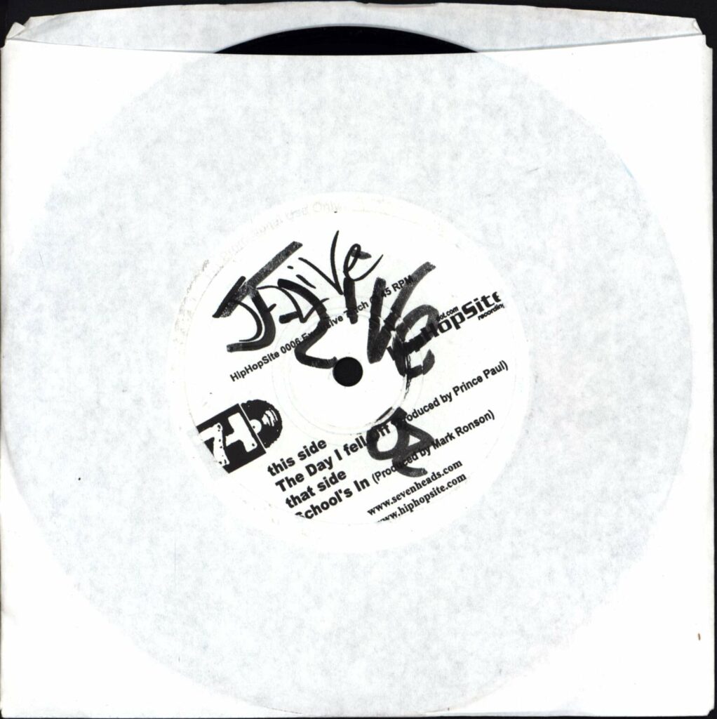 J-Live-The Day I Fell Off / School's In-7" Single (Vinyl)-01