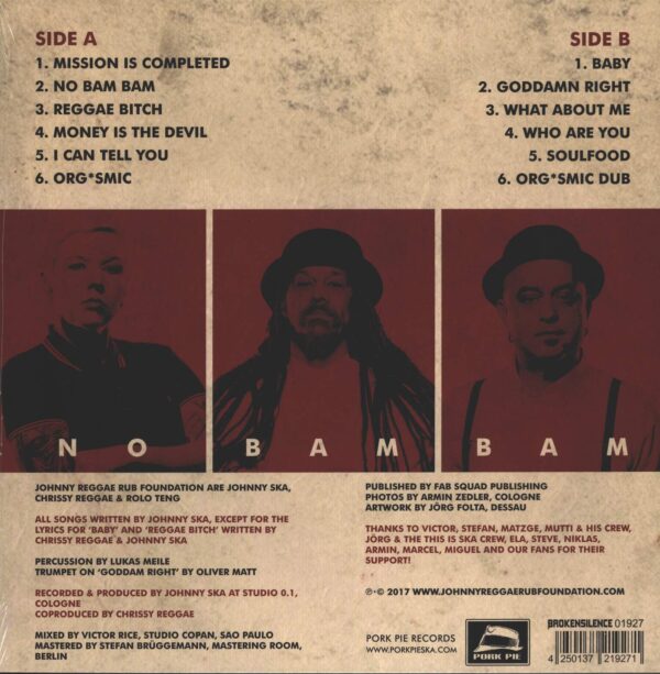 Johnny Reggae Rub Foundation-No Bam Bam-LP (Vinyl)-02