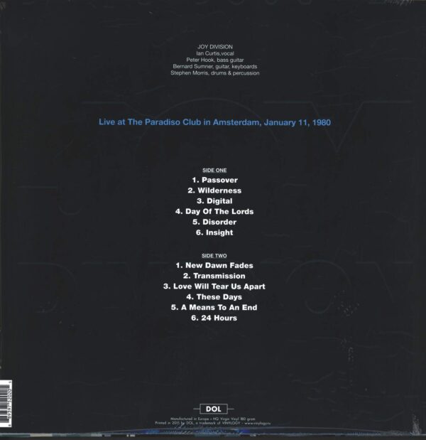 Joy Division-Live In Holland-LP (Vinyl)-02