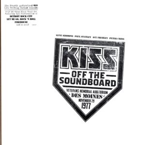 Kiss-Off The Soundboard Live in Des Moines November 29 1977-LP Vinyl