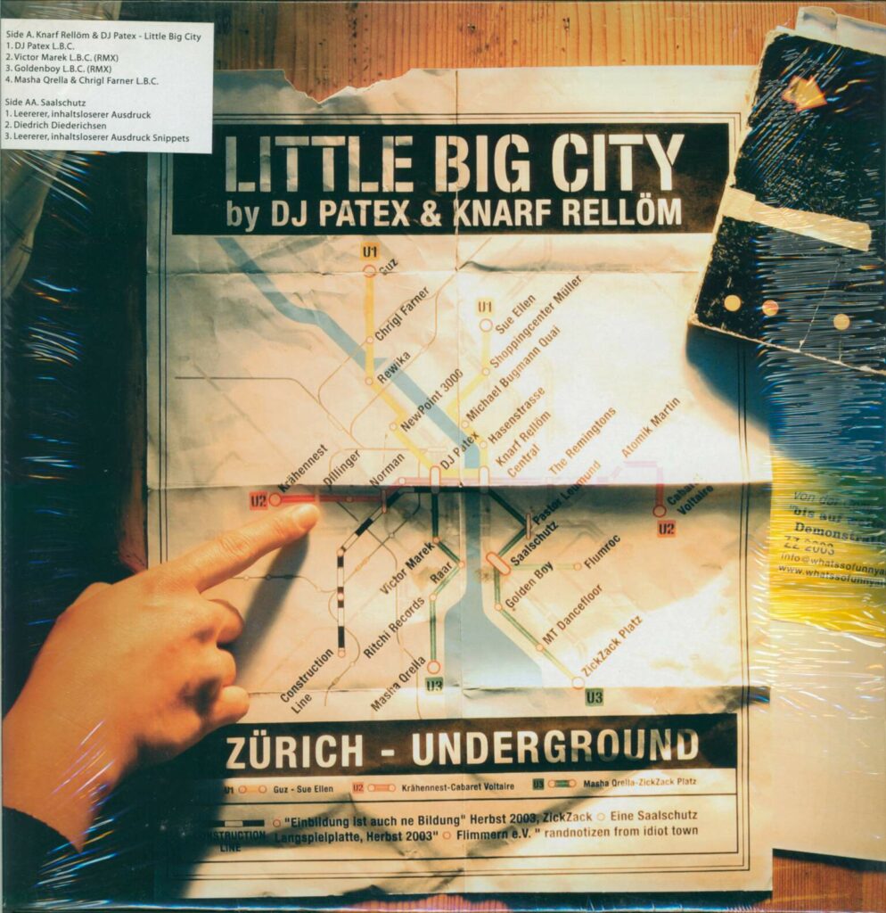 Knarf Rellöm-Little Big City / Technopunk-12" Maxi Single (Vinyl)-01