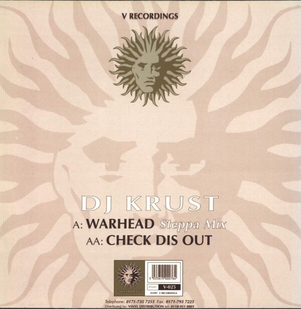 Krust-Warhead (Steppa Mix) / Check Dis Out-12" Maxi Single (Vinyl)-02