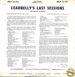Leadbelly-Leadbelly's Last Sessions Vol. 1-LP (Vinyl)-02