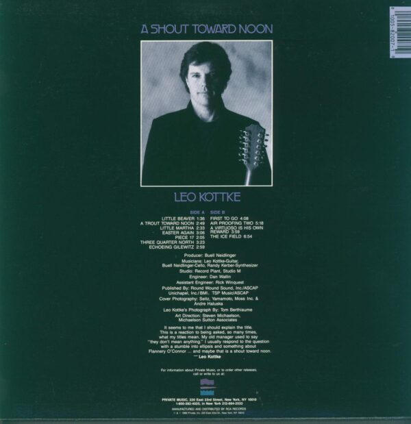 Leo Kottke-A Shout Toward Noon-LP (Vinyl)-02