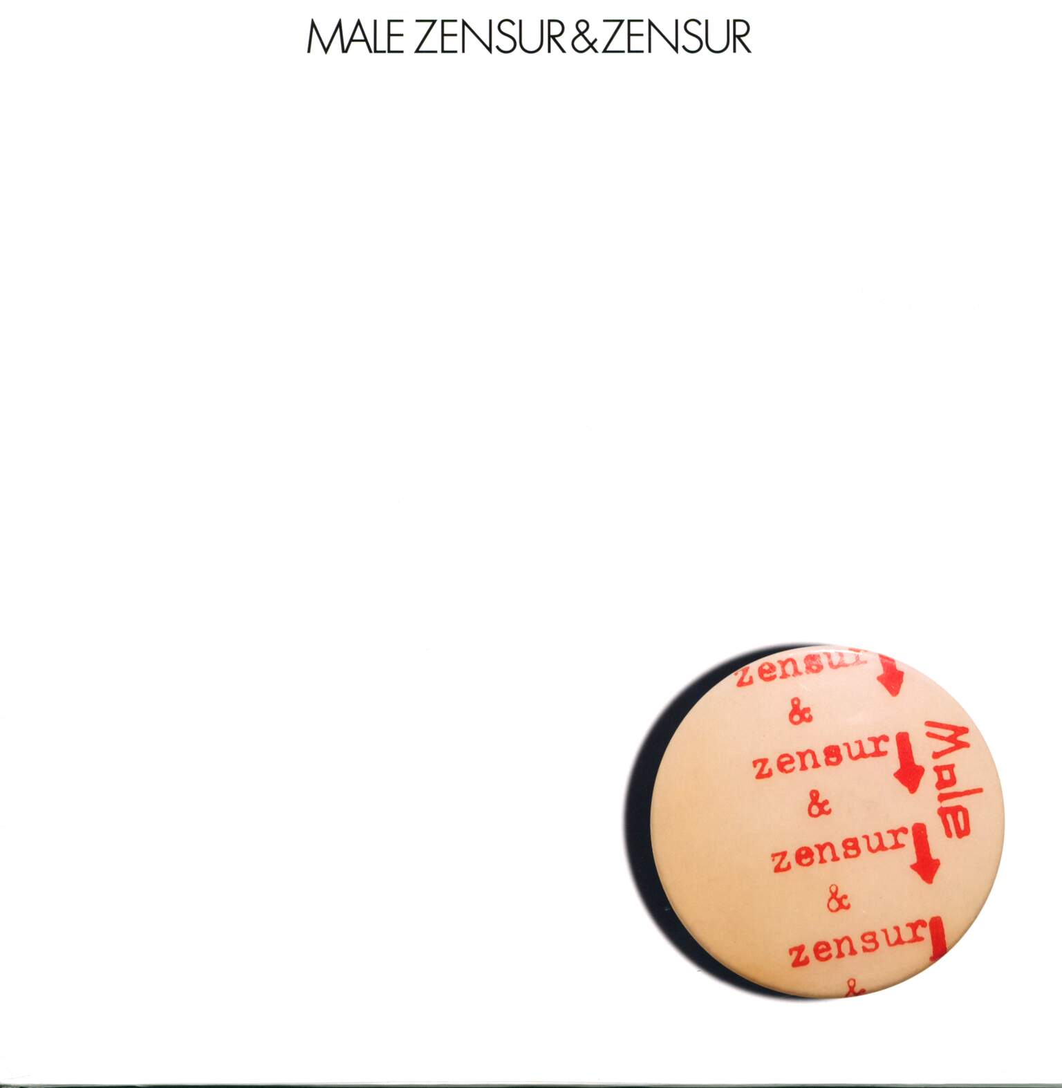 Male-Zensur-Zensur-LP-Vinyl Male-Zensur & Zensur-LP (Vinyl)-01