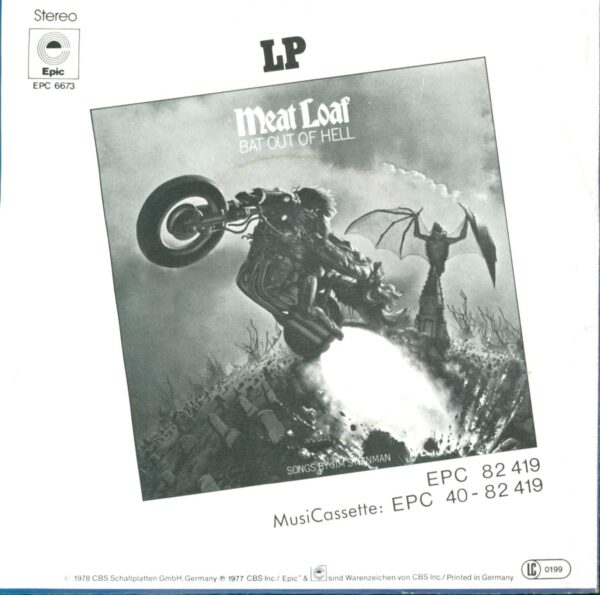 Meat Loaf-Paradise By The Dashboard Light-7" Single (Vinyl)-02