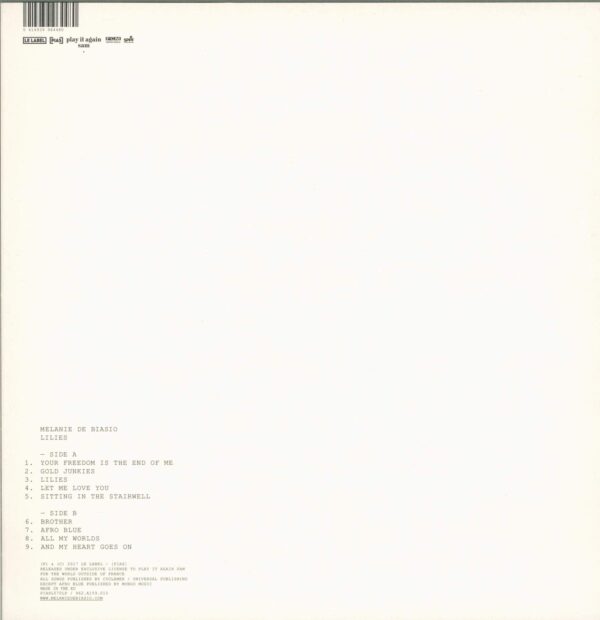 Melanie De Biasio-Lilies-LP (Vinyl)-02