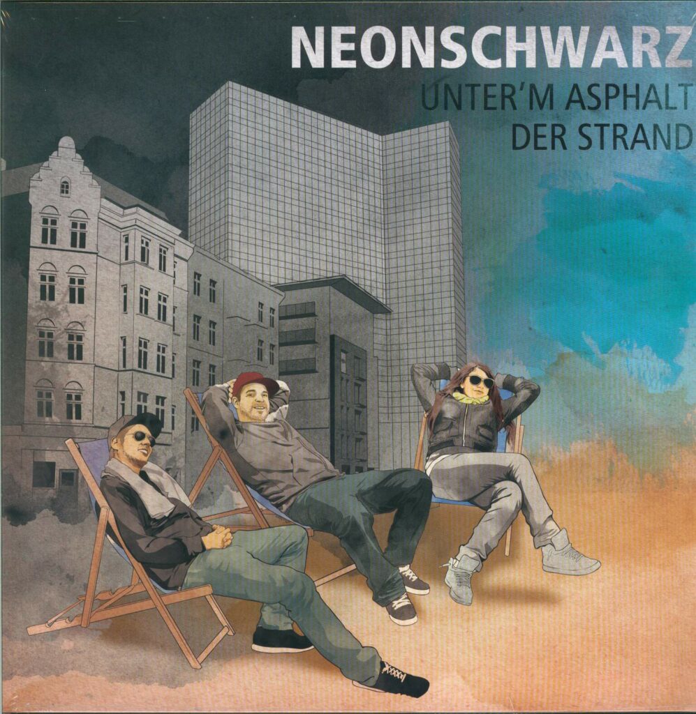 Neonschwarz-Unter'm Asphalt Der Strand-12" Maxi Single (Vinyl)-01