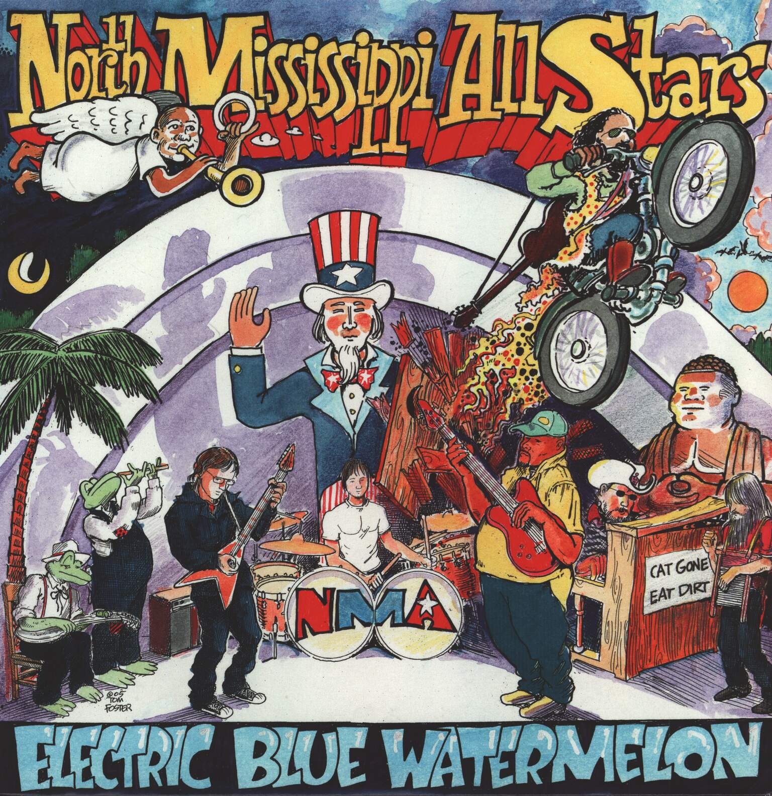 North-Mississippi-Allstars-Electric-Blue-Watermelon-LP-Vinyl North Mississippi Allstars-Electric Blue Watermelon-LP (Vinyl)-01