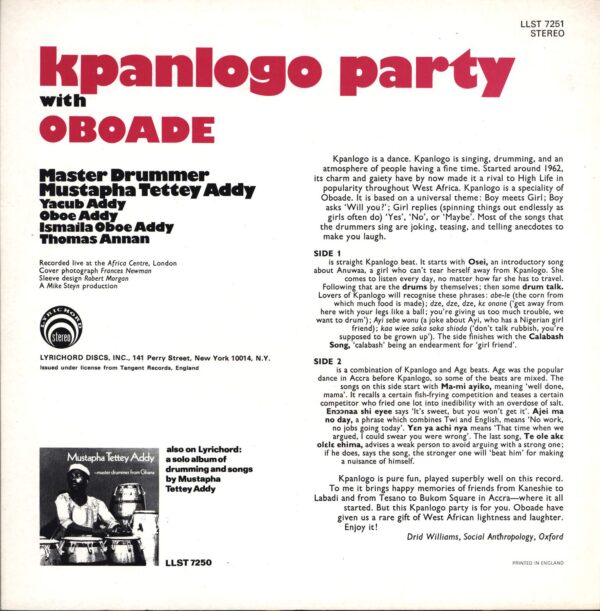 Oboade-Kpanlogo Party-LP (Vinyl)-02