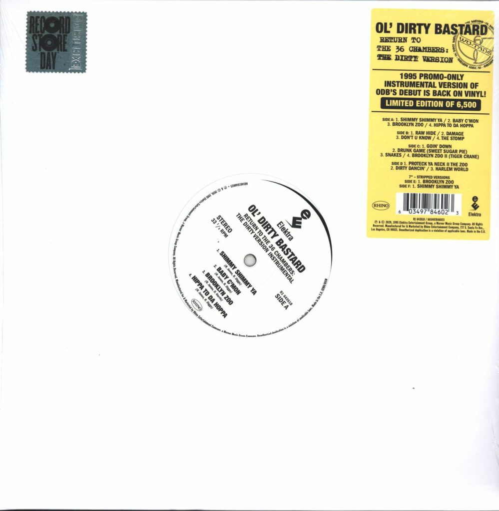 Ol Dirty Bastard-Return To The 36 Chambers: The Dirty Version Instrumental-LP (Vinyl)-01