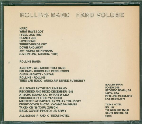 Rollins Band-Hard Volume-CD-02