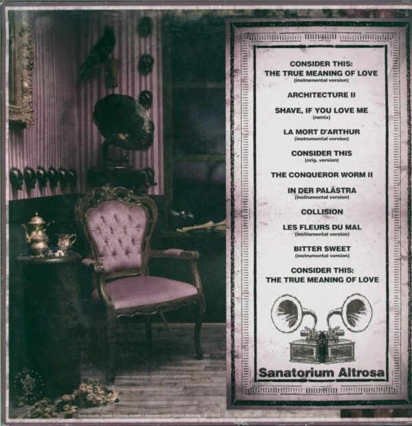Sopor Aeternus & the Ensemble Of Shadows-Sanatorium Altrosa (Musical Therapy For Spiritual Dysfunction)-LP (Vinyl)-02