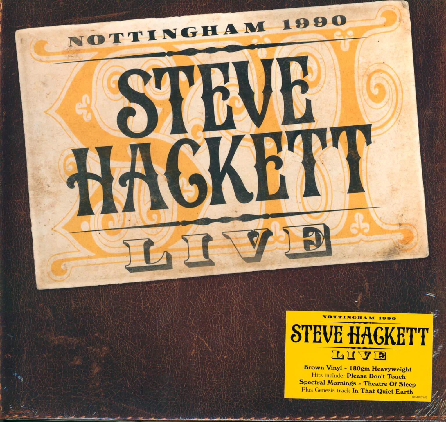 Steve-Hackett-Live-Nottingham-1990-LP-Vinyl Steve Hackett-Live - Nottingham 1990-LP (Vinyl)-01