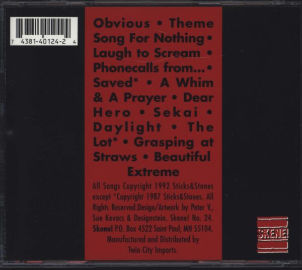 Sticks and Stones-Theme Song For Nothing-CD-02