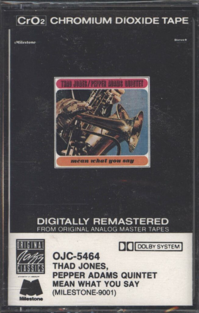 Thad Jones / Pepper Adams Quintet-Mean What You Say-Tape-01