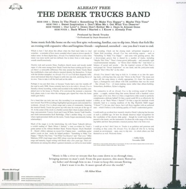 The Derek Trucks Band-Already Free-LP (Vinyl)-02