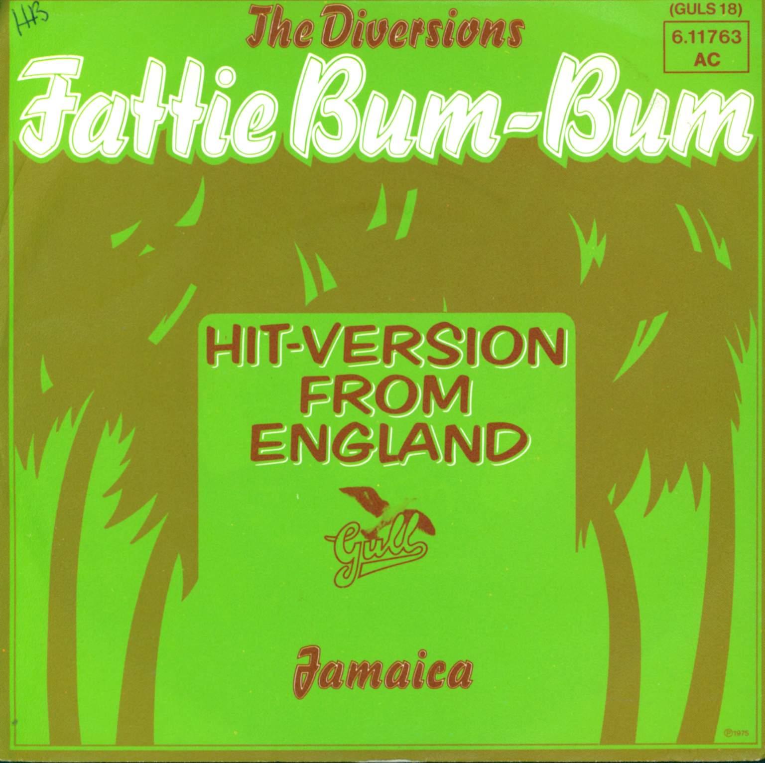 The-Diversions-Fattie-Bum-Bum-7-Single-Vinyl The Diversions-Fattie Bum-Bum-7" Single (Vinyl)-01