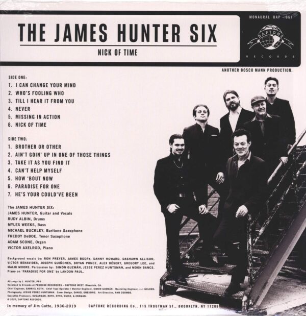 The James Hunter Six-Nick Of Time-LP (Vinyl)-02