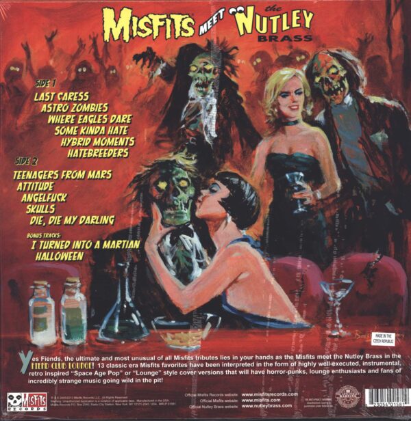 The Nutley Brass-Misfits Meet The Nutley Brass - Fiend Club Lounge-LP (Vinyl)-02