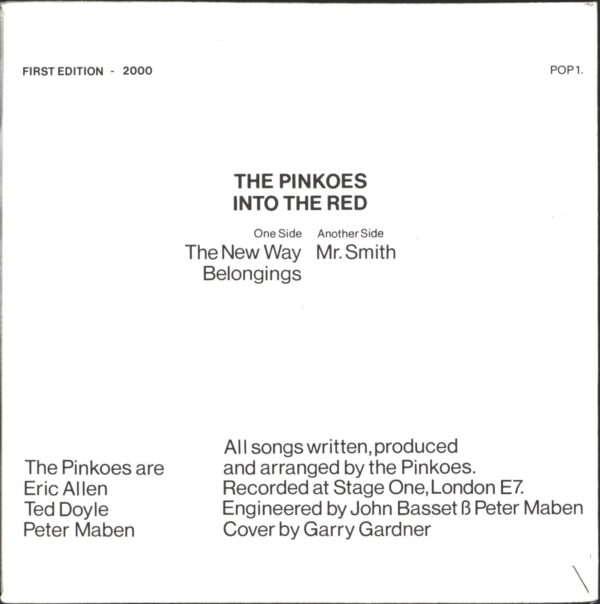 The Pinkoes-Into The Red-7" Single (Vinyl)-02