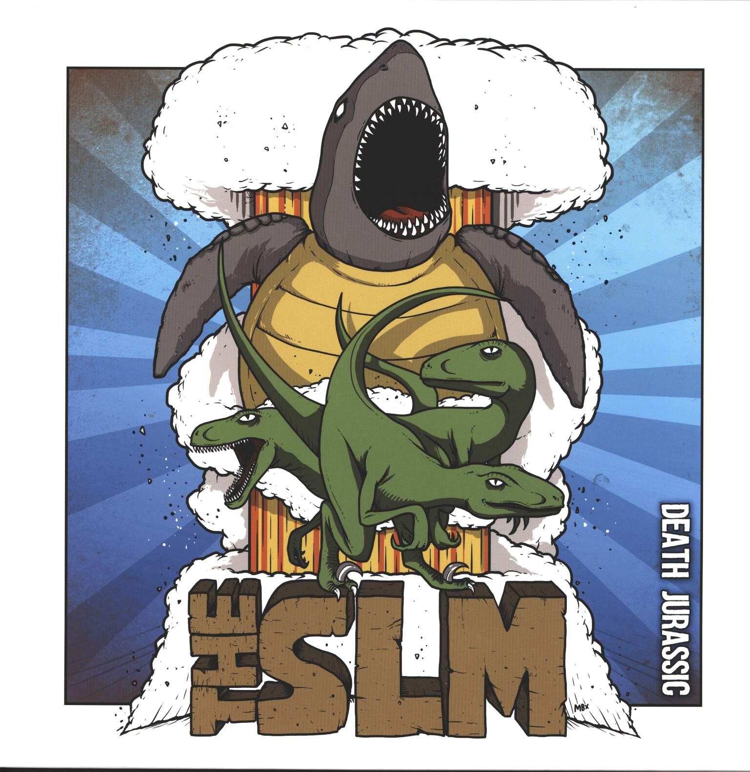 The-SLM-Death-Jurassic-Death-Aquatic-LP-Vinyl The SLM-Death Jurassic / Death Aquatic-LP (Vinyl)-01