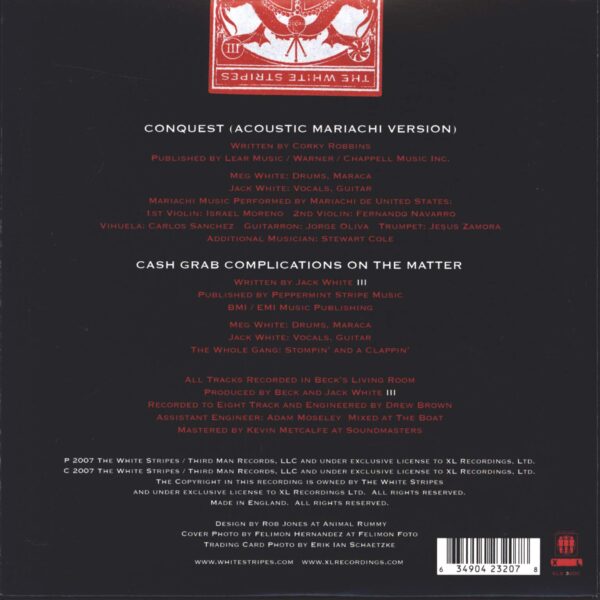 The White Stripes-Conquest (Acoustic Mariachi Version) 3/3-7" Single (Vinyl)-02