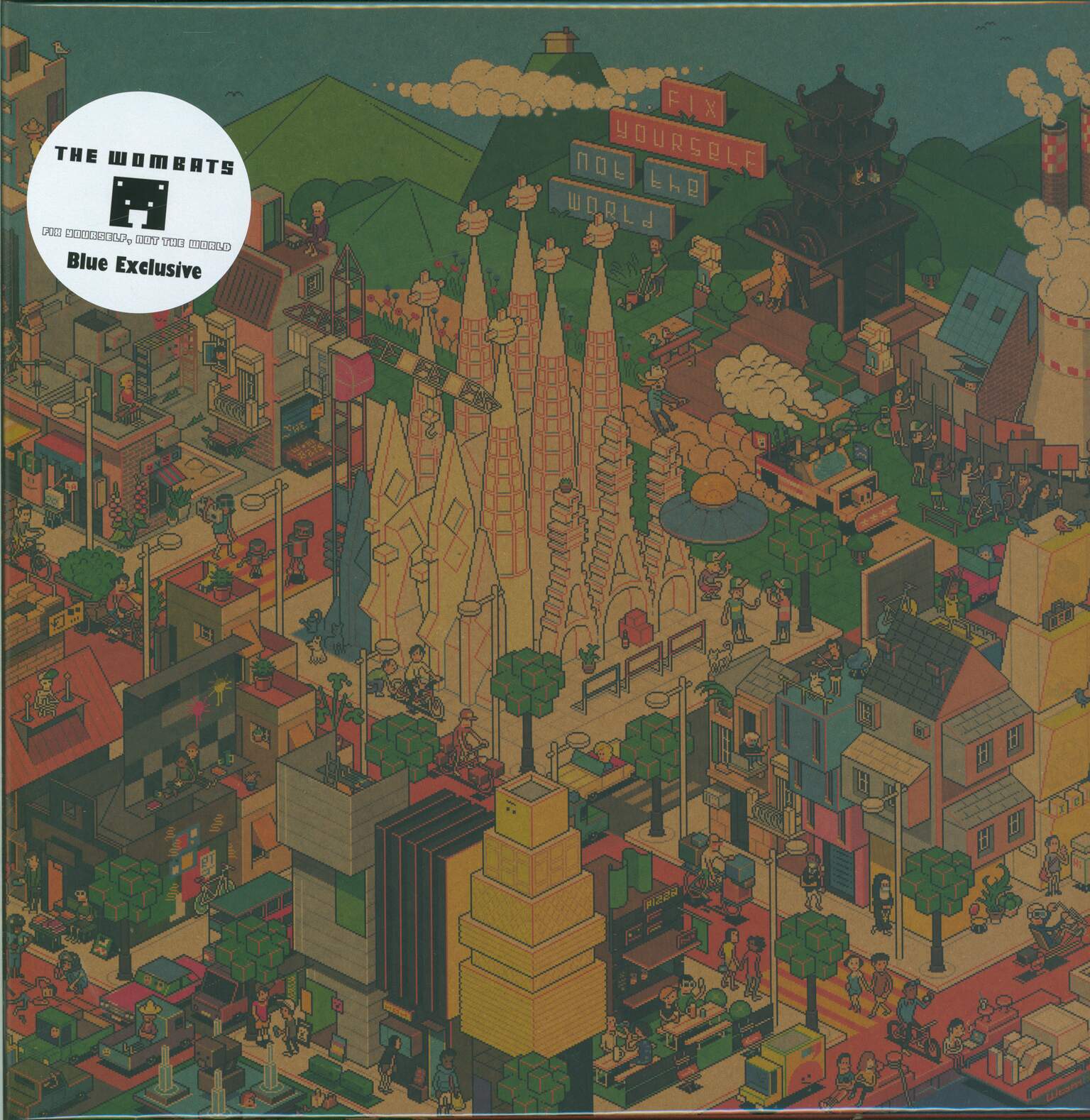 The-Wombats-Fix-Yourself-Not-The-World-LP-Vinyl The Wombats-Fix Yourself